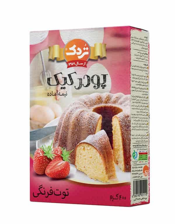 قیمت پودر کیک توت فرنگی + خرید باور نکردنی